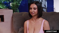 ADULT TIME - Big Natural Tits Teen Hailey Rose Wants BREEDING CREAMPIE From IRL Boyfriend Max Fills!