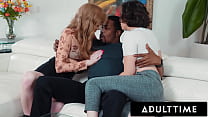 ADULT TIME - Casey Calvert And Sonia Harcourt Agree To Share Isiah Maxwell's Big Cock! FFM THREESOME